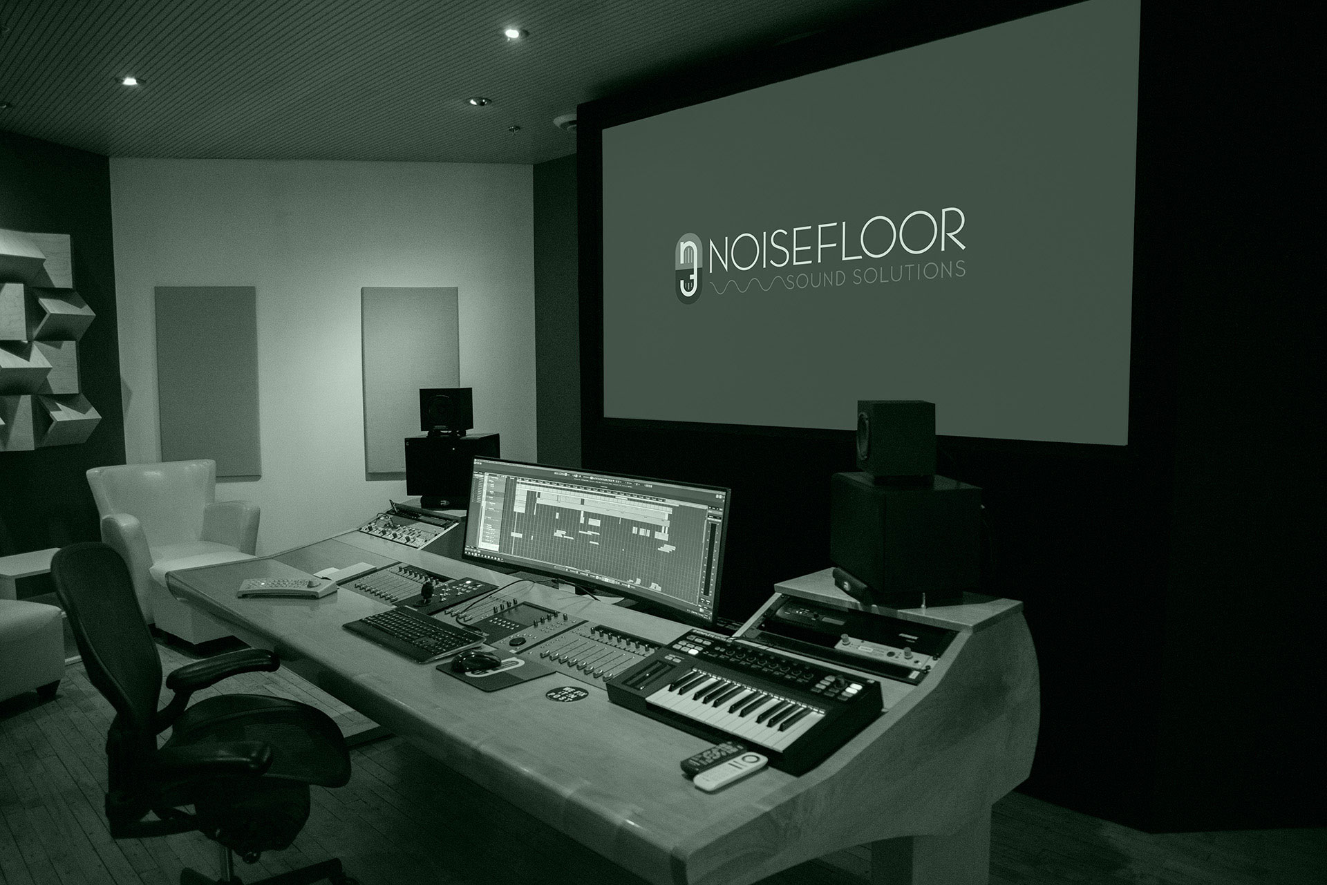 NoiseFloor Chicago Sound Solutions mixing board