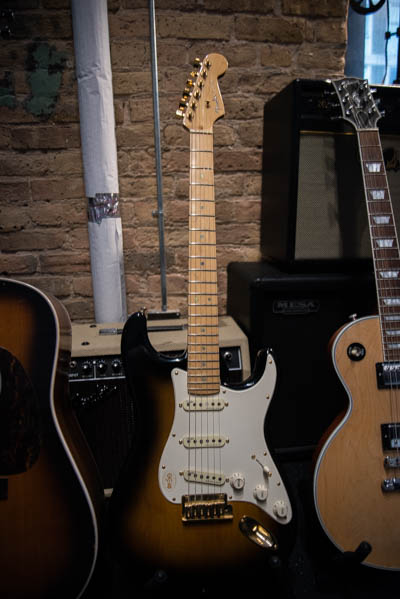 Devin's 75th Anniversary Deluxe Stratocaster electric guitar